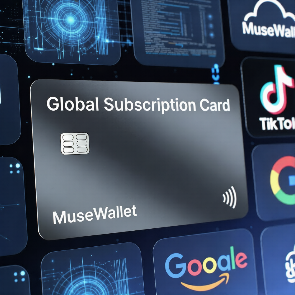 Global Subscription Card: MuseWallet’s New Virtual Card – Effortless Global Subscriptions