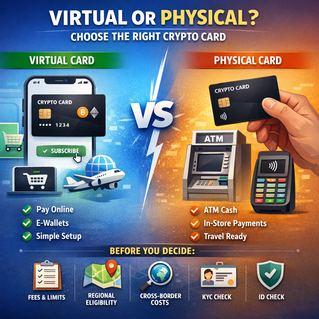 Virtual vs Physical Crypto Card: Which One Do You Need?