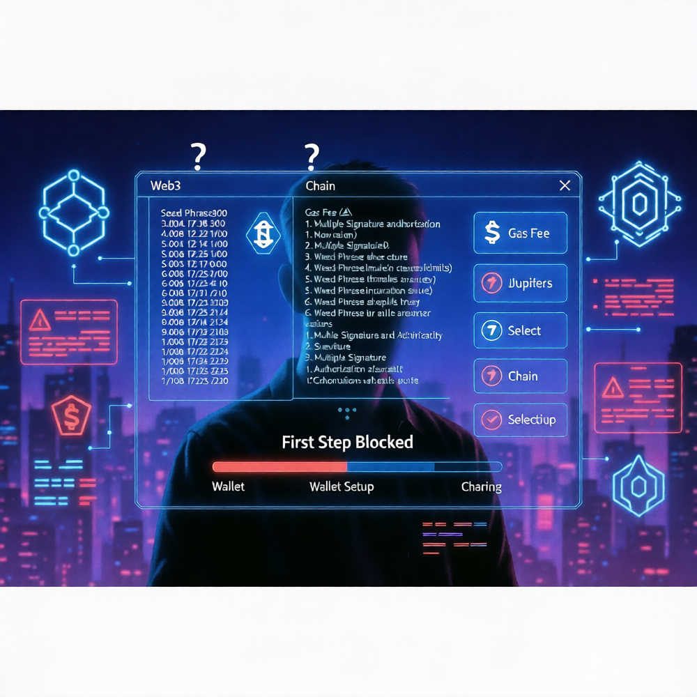 Why New Users Often Get Stuck at the Wallet When Entering Web3