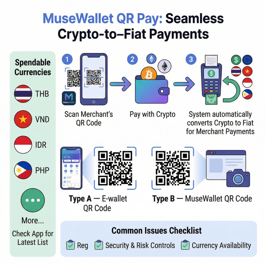 How Crypto QR Payments Work: Scan → Pay → Auto Convert to Fiat